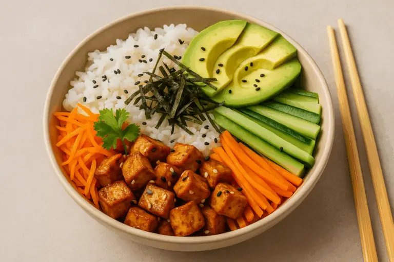 Vegane Sushi-Bowl