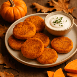 Süßkartoffel Taler vegan