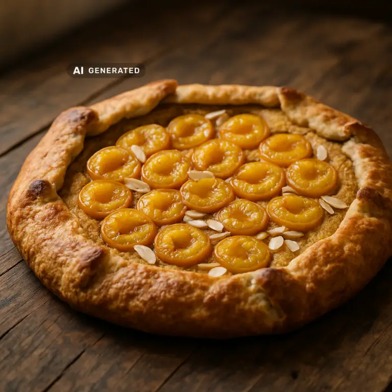 Vegane Mirabellen-Galette mit Mandel-Frangipane – Vegonaut Rezeptfoto