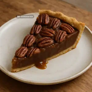 Vegane Pecan Pie – amerikanische Pecannuss-Tarte mit karamelliger Füllung